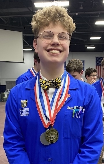 William Peelen at a competition.