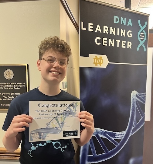 William Peelen outside the DNALC
